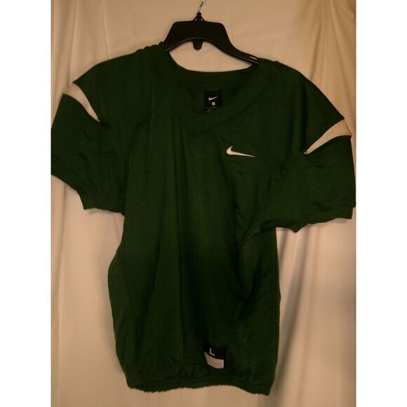 Youth Nike Green‎ Athletic Football Jersey Breathable Sportswear Large NWT - Picture 1 of 3